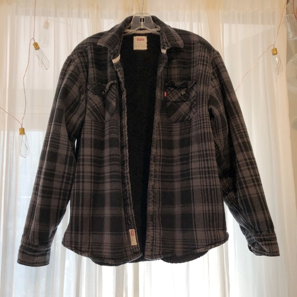 levi flannel jacket